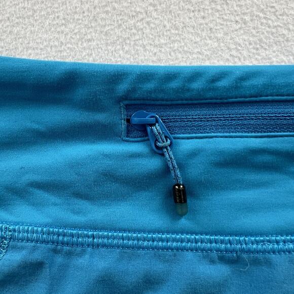 Lululemon Women Solid Bright Kayak Blue 4-way Mid Rise 2.5" Run Speed Short 6 - Picture 5 of 8